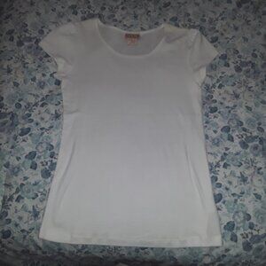 Beautees junior size XL white stretch t-shirt